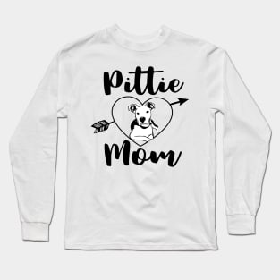 Pittie Mom Long Sleeve T-Shirt